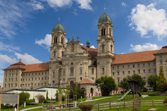 Einsiedeln Abbey  is  Benedictine monastery, Canton of Schwyz, Switzerland.