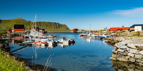 Fototapeta na wymiar Lofoten islands in Norway