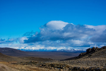 Cordillera y nubes 2