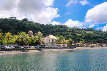 Obraz premium Cathédrale Notre-Dame-de-l'Assomption de Saint-Pierre de la Martinique