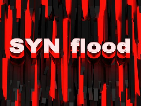 SYN flood attack