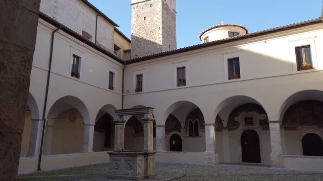 San Francesco Convent in Tagliacozzo, province of L'Aquila, Abruzzo, central Italy.