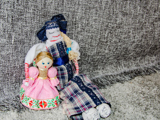 Doll form slavic culture. Hand made. Russian amulet.