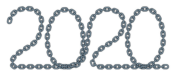 Abstract 2020 chain icon