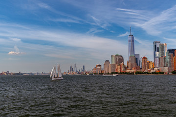 View of south Manhattan from Hudson River