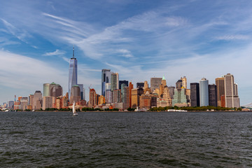 View of south Manhattan from Hudson River