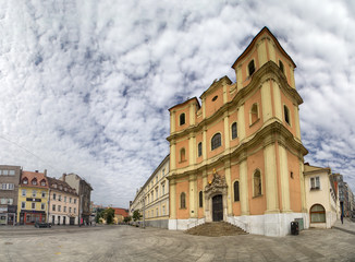 Fototapeta na wymiar Trinitarian church in Bratislava - Slovakia