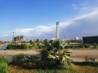 Obraz premium Beautiful view of the big mosque of algiers