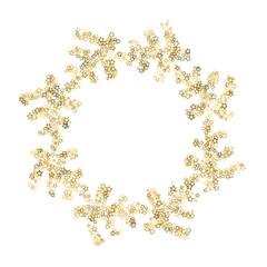 Glitter Stars. Luxury Confetti tiny Gold Christmas