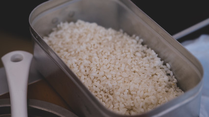 アウトドアでの食事