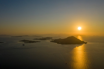 Fototapeta premium Kenawa or Kanawa island located in Komodo National Park, Indonesia.