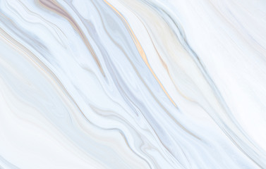 Marble rock texture blue ink pattern liquid swirl paint white dark Illustration background for do...