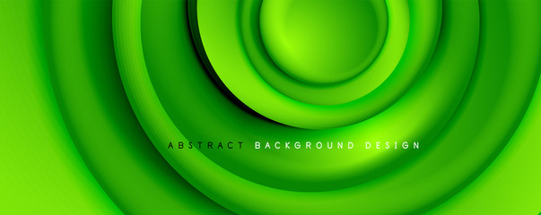 Vector 3d style abstract swirl circles, modern techno digital trendy abstract background. Vector Illustration For Wallpaper, Banner, Background, Card, Book Illustration, landing page