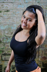 Pretty Caucasian woman - Paranapiacaba