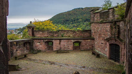 Fototapeta na wymiar Castillo de Heidelberg