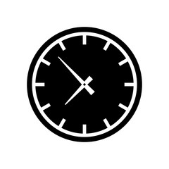 time icon flat clock watches symbol time clock study book flat illustration icon minute duration length Icon symbol clock design vector template timer, watch, timepiece. Vector Illustration Set
