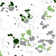 Paint splat. or Colorful paint splatters.Paint splashes set.-illustration.