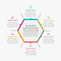 Business circle. timeline infographic icons designed for abstract background template milestone element modern diagram process technology digital marketing data presentation chart Vector
