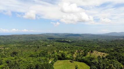 Obraz premium Country side sub urban view of Jamaica 