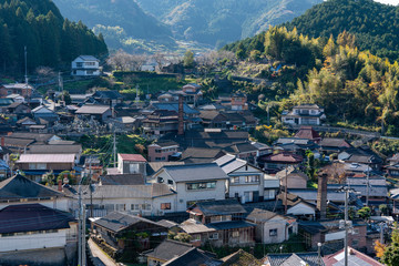 Fototapeta na wymiar [長崎県]波佐見町中尾郷の風景