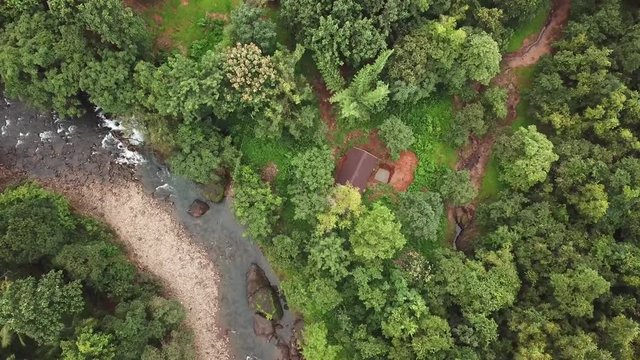 A house at Netravali Wildlife Sanctuary, Goa, India.