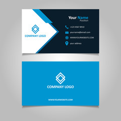 Simple modern business card template 