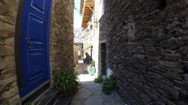historical stone village Piod&atilde;o Portugal 4k