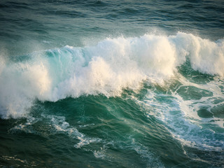 Wave breaking in the Indian ocean. Western Cape. South Africa