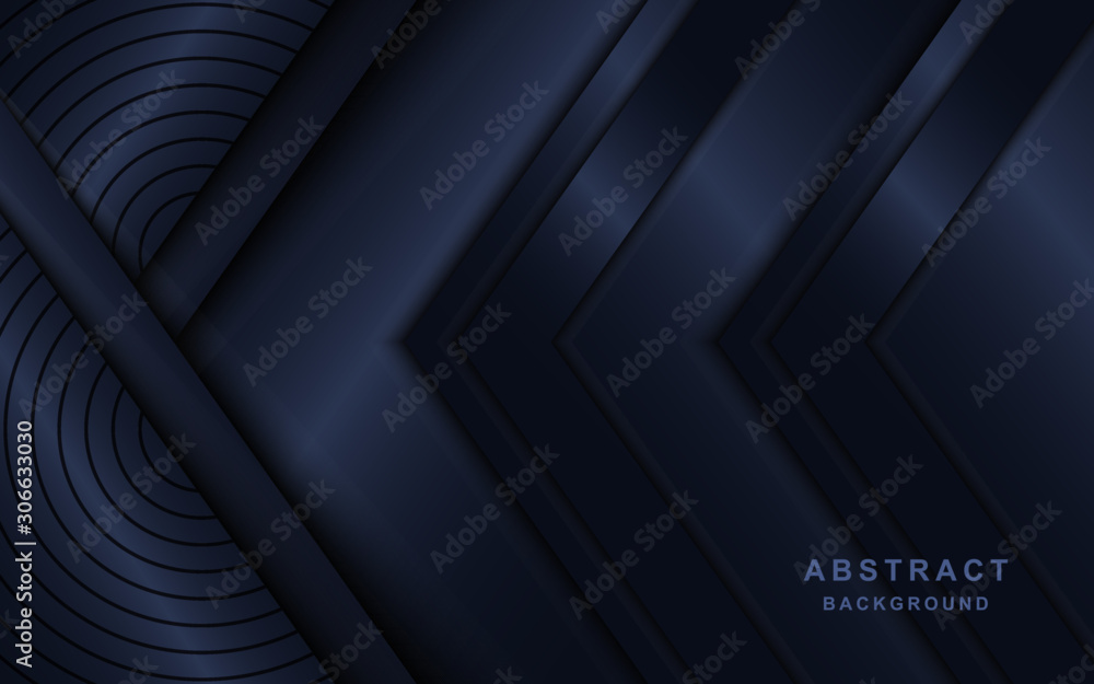 Aufkleber dark modern background with overlap layer