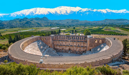 Naklejka premium Aspendos amphitheater - Antalya Turkey