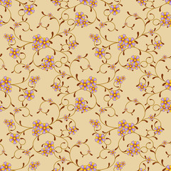 Flower Patterns seamless collection different Abstract background