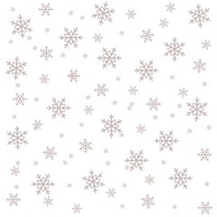 seamless pattern with snowflakes 