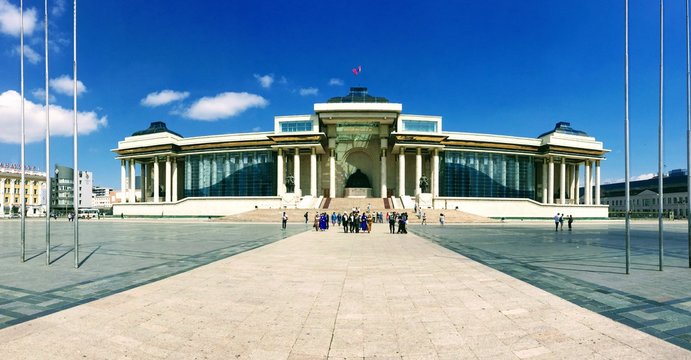 Mongolian Parlament Ulanbator Mongolia