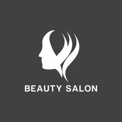 Beauty hair salon, cosmetic Logo design vector