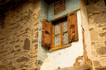 Old but still perfect village house and its fantastic window