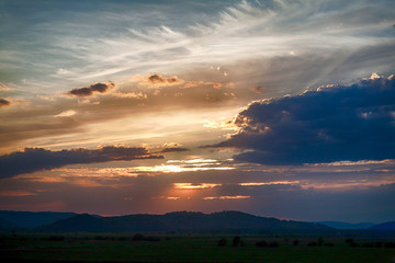 Obraz premium Sunrises and sunsets of Russia