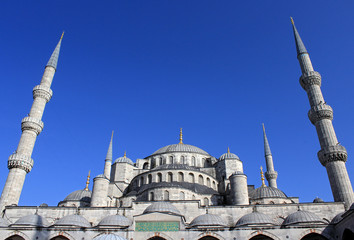 Fototapeta na wymiar Sultan Ahmed mosque