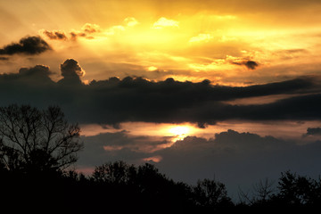 Sunrises and sunsets of Russia