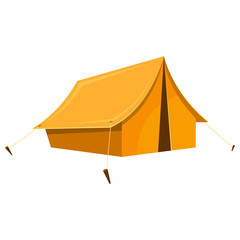 Camping tent vector design illustration isolated on white background