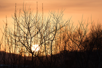 Sunrises and sunsets of Russia