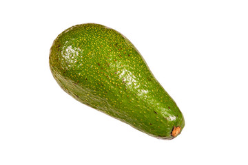 Ripe avocado fruit isolated on a white background