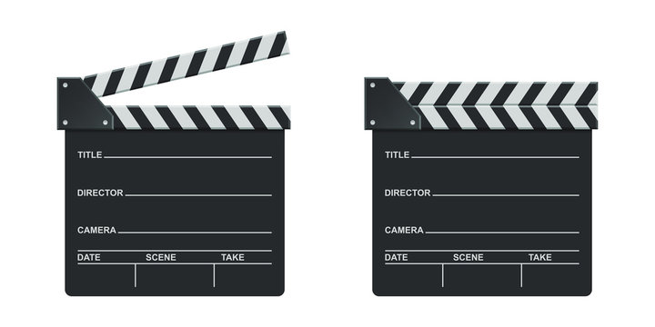 Director clapboard vector design illustration isolated on white background