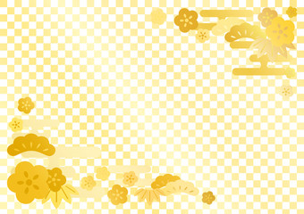 幾何学模様の和柄背景 Wall Mural Wallpaper Murals ぽこたぽこ