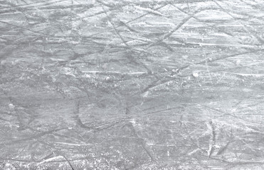 Scratches of skates