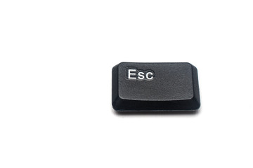 escape  key isolated on white background - 306645034