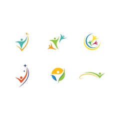 Obraz premium Healthy Life people Logo