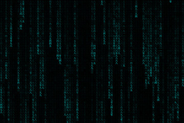 Technology digital china or chinese text number of one, two, three, four, five, six, seven, eight,...