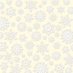 Christmas background with snowflakes