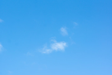 blue sky with light white clouds