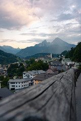 Watzmann along the railing